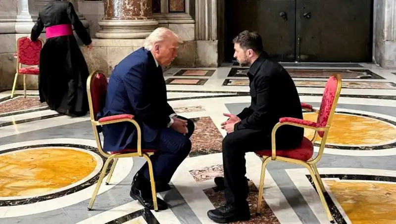 Zelenski, Trump ile En İyi Görüşmeye Vatikan'da İmza Attı