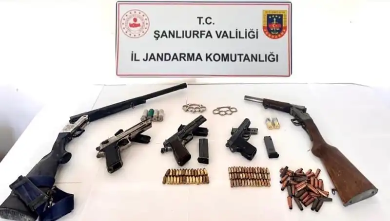 Şanlıurfa'da Ruhsatsız Silahlarla İlgili Büyük Operasyon: 5 Tutuklama!