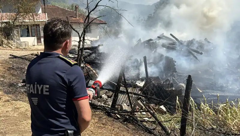 Evde Çıkan Yangın Kısa Sürede Ormana Sıçradı: Kurtarma Çalışmaları Devam Ediyor