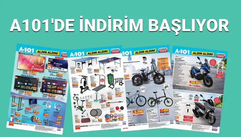 A101 12 Haziran Aktüel Kataloğu: Beyaz Eşya ve Elektronik Ürünlerle Dolu!