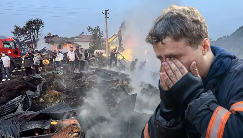Çamyurdu Köyü'nde Yangın Faciası: Her Şey Kül Oldu!