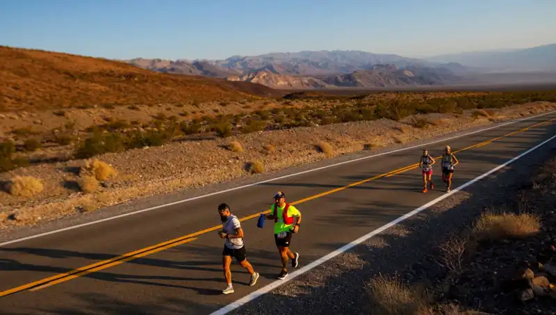 Ölüm Vadisi'nde Rekor Kırarak Koşulan "Dünyanın En Zor" Maratonu