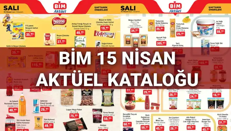 BİM Aktüel Kataloğu 15 Nisan'da Makyaj Ürünleriyle Şaşırtıyor!