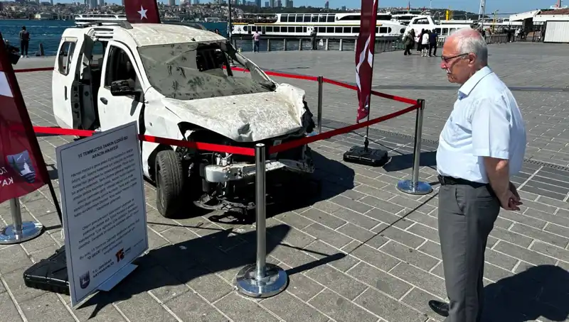 15 Temmuz'un İzleri: Tank Altında Kalan Araçlar Sergileniyor