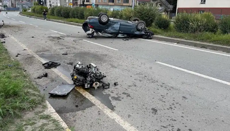 Artvin'de Faciaya Yol Açan Kazada Biri Çocuk İki Kişi Hayatını Kaybetti